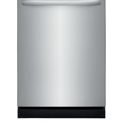 Frigidaire Top Control 24-in  Build-in Dishwasher (Fingerprint Resistant Stainless Steel) ENERGY  STAR 52-dBA