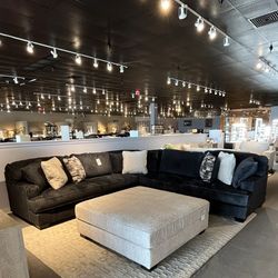 Grey 3PC Sectional Couch 