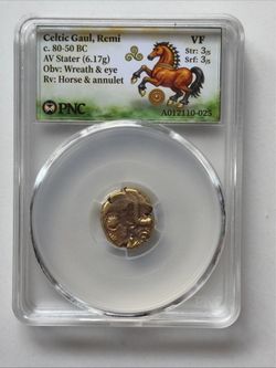 Ancient Celtic gold coin