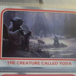 1980 Topps Star Wars Empire Strikes Back #58 The Creature Called Yoda Card