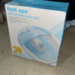 Foot Spa With Bubbles And Heat