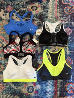 NEW NIKE PUMA sports bras- size small