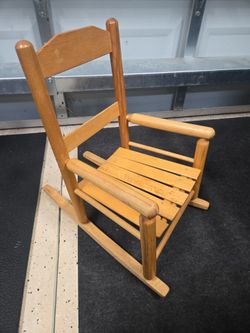 Kids Wooden Rocking Chair