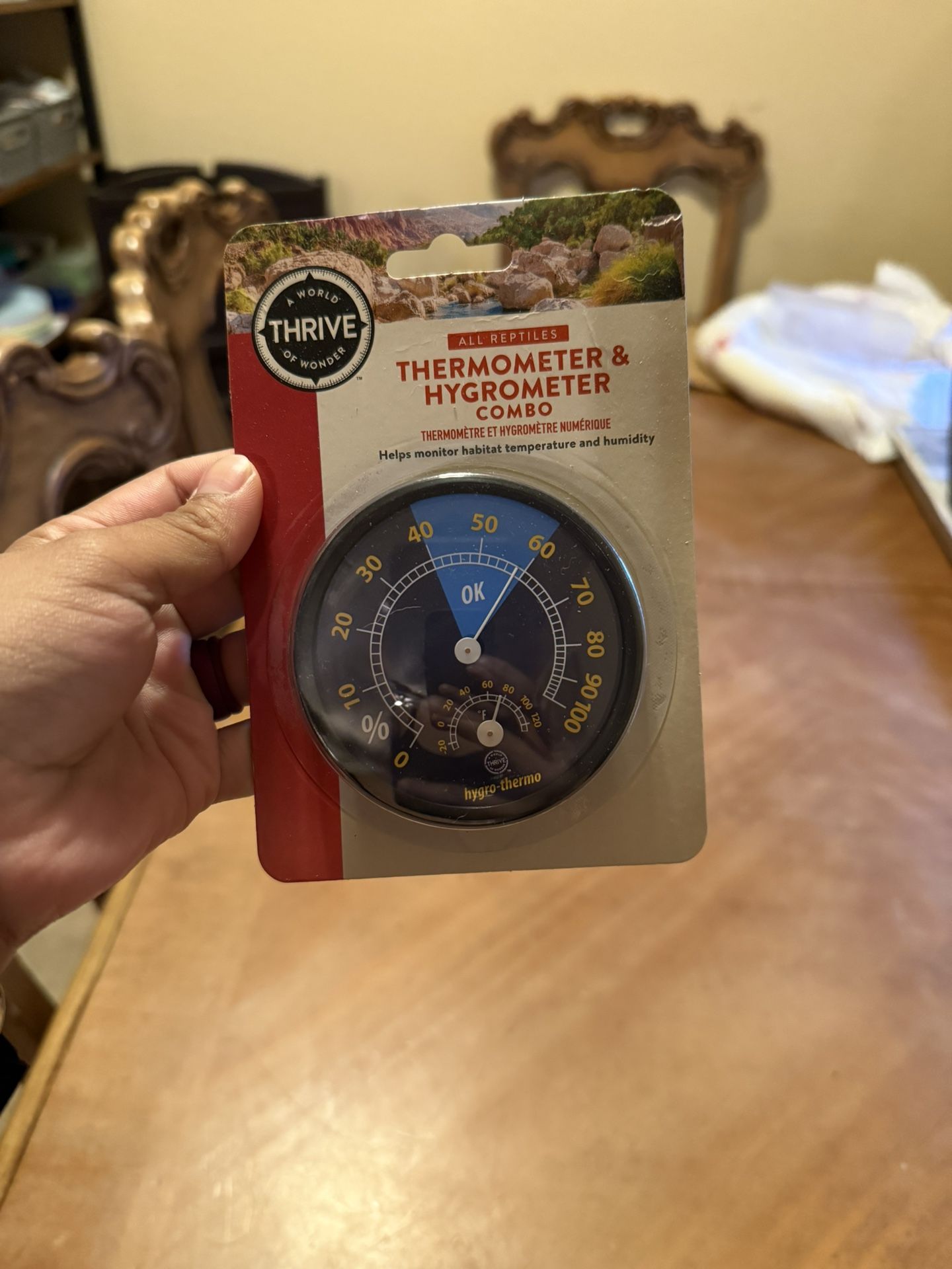 Thermometer And Hygrometer Combo
