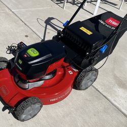 Self Propelled Electric Lawn Mower With Charger And Battery