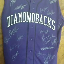 Dbacks Autographed Jersey