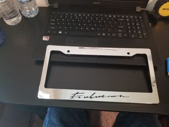 Evolution License plate frame