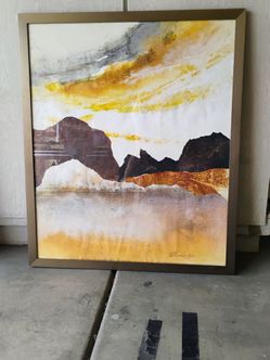 Framed Watercolor Art