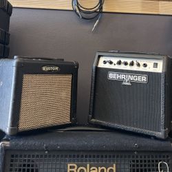 Behringer and Kustom Practice Amps