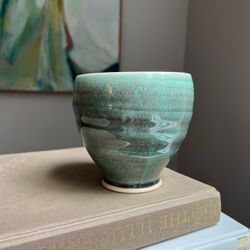 Handcrafted Abstract Accent Vase ( firm on price ) 