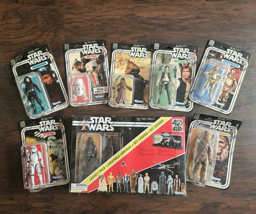 Star Wars 40th Anniversary Kenner Figures