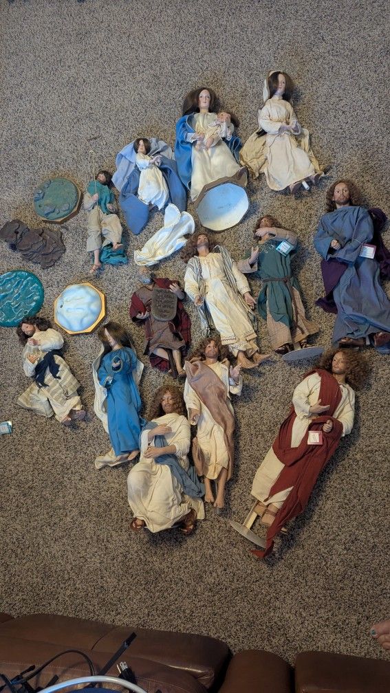 Ashton Drake Galleries, Religious Porcelain Dolls, Jesus, Blessed Mother