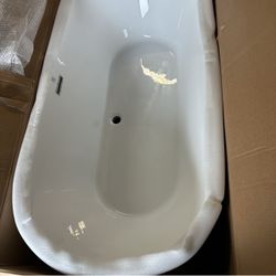 Carissa 67" Soaking Bathtub by Wyndham Collection - White