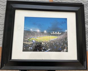 Dodgers vs Red Sox framed picture