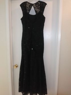 Black lace sequins Dress