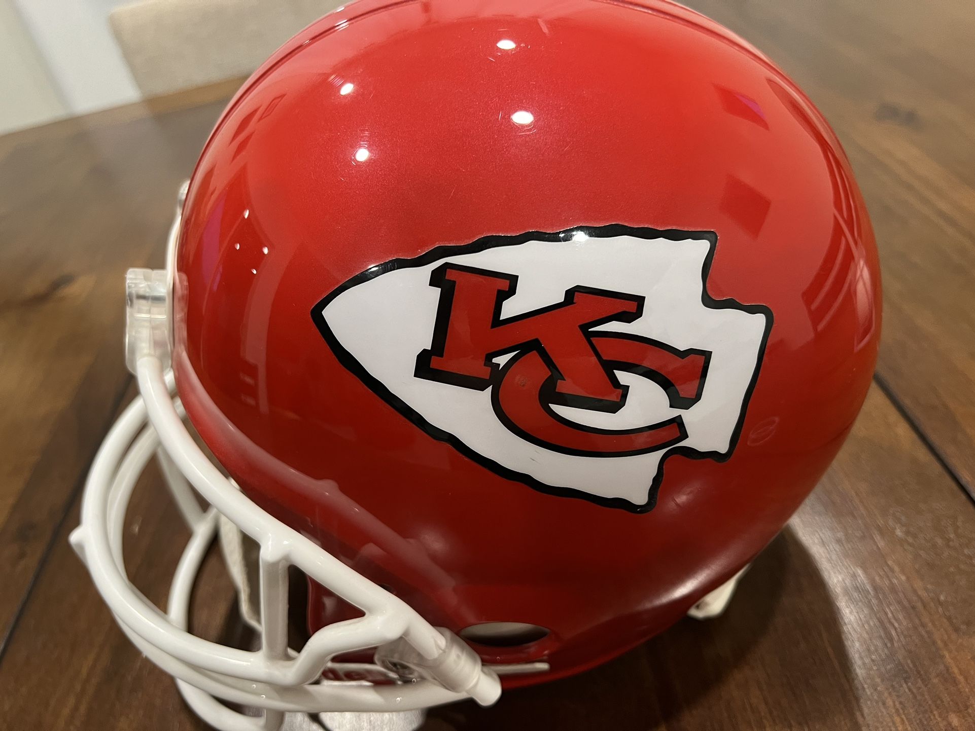 JSA / PSA Coa Kansas City Alex Smith Signed Full Size Helmet