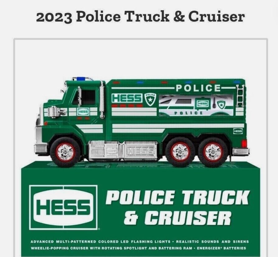 2023 Hess Toy COMBO Police Truck w/ Cruiser