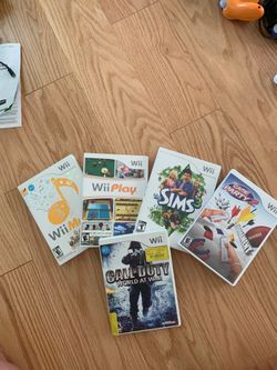 All wii games for 20.00 — must buy all