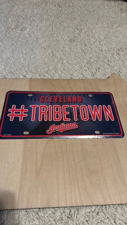 Cleveland Indians license plate