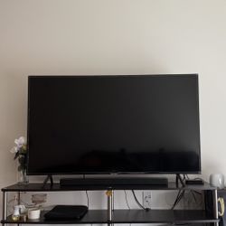 Modern 3-Tier TV Stand – Black & Chrome Finish