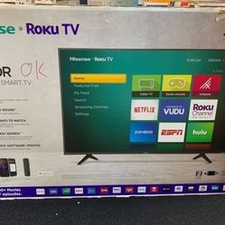 Hisense ROKU 4K Smart TV Open box w/ warranty 6QFNL
