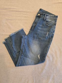 Denim blue jeans