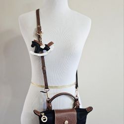 Longchamp Pliage Original Pouch with handle & Strap
