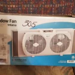 Manual Reversible Intake & Exhaust 2-Speed Window Fan