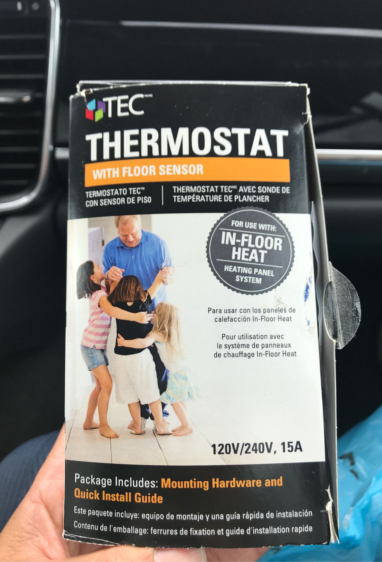 TEC In Floor Heating system thermostat