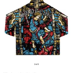 supreme saint michael jacket size medium 