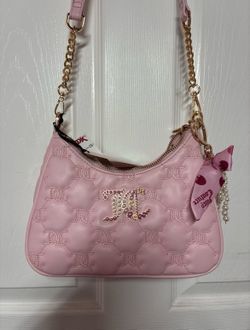 NWT Juicy Couture “Tie the Knot” Cherry Crossbody Bag ✿ Pink Y2K Purse ✿ Pickup in La Puente, CA