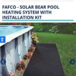 NEW Fafco Solar Bear Pool Heating System RETAILS OVER $250
