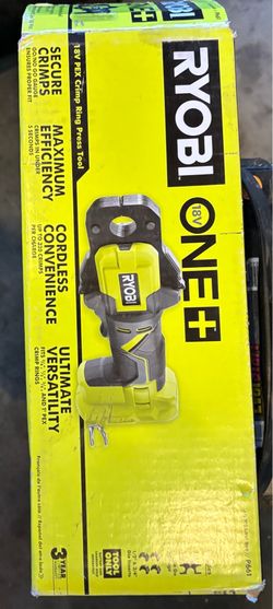 RYOBI 18V PEX CRIMP RING PRESS TOOL BRAND NEW IN THE BOX