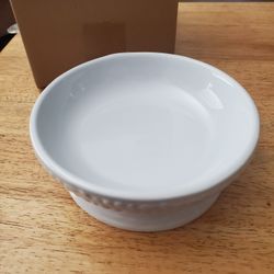 Boots & Barkley White Stonewear  Bowl