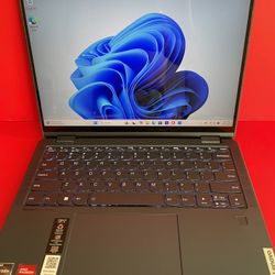 Lenovo Yoga 6 13” Touch Dolby Vision Atmos 2 in 1 laptop (2022 model) Ryzen 5 8GB 256GB 