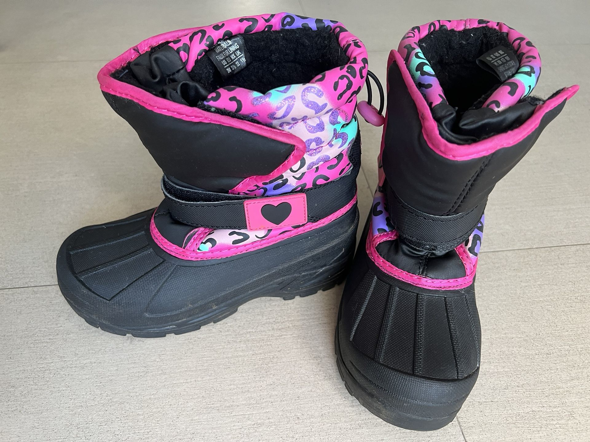 Athletech Snow Boots For Girls Size 2