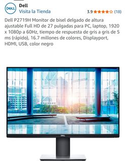 Se vende monitor Dell 27 pulgadas nuevo
