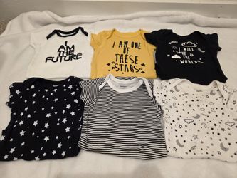 6 PC Gerber Onesies