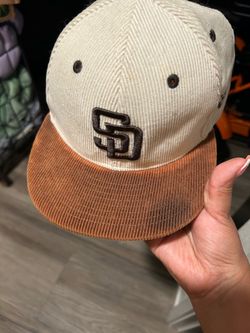 Used San Diego Padres Corduroy Fitted Hat