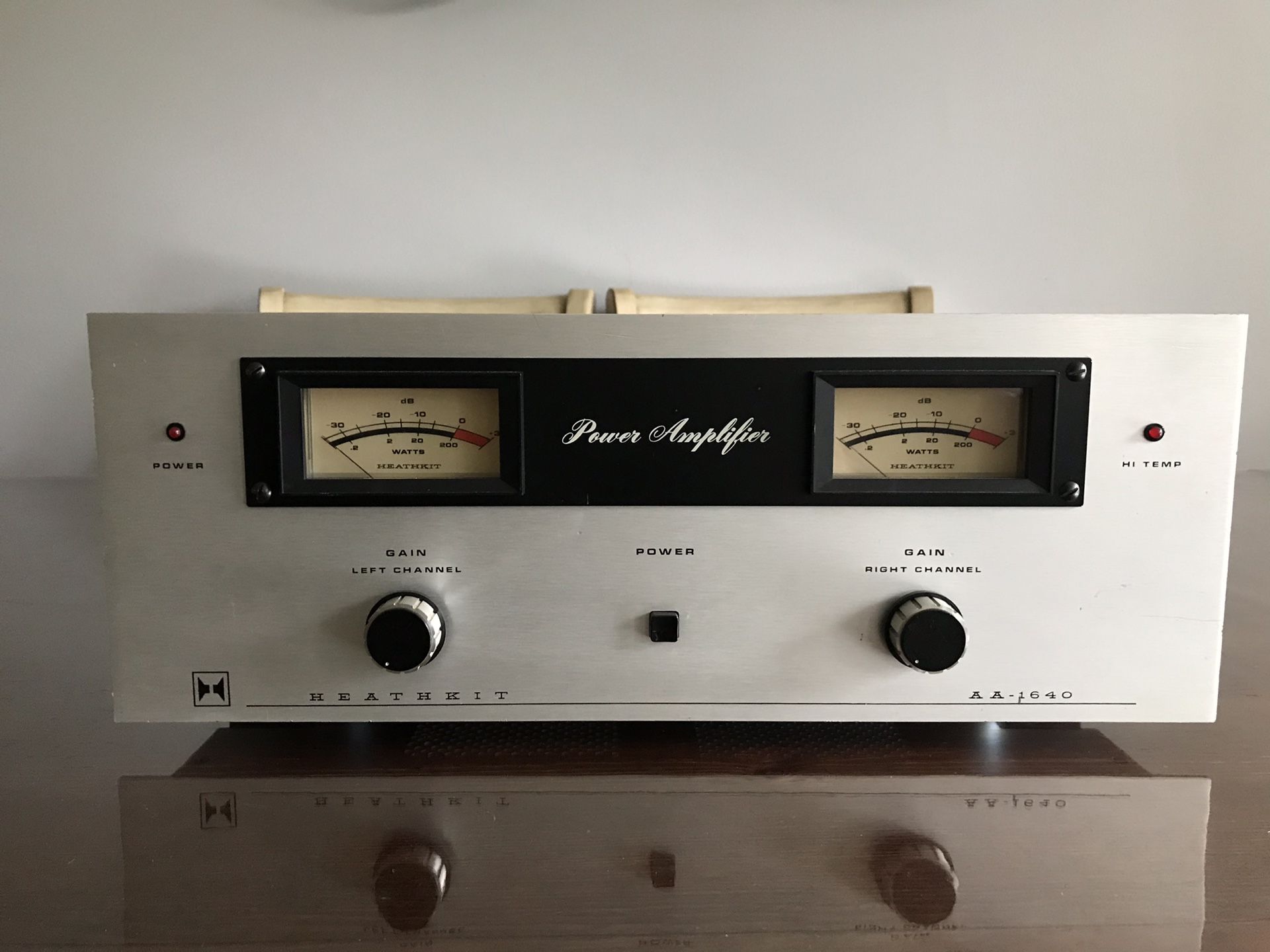 Vintage Heathkit AA-1640 Power Amplifier Recapped and Upgraded