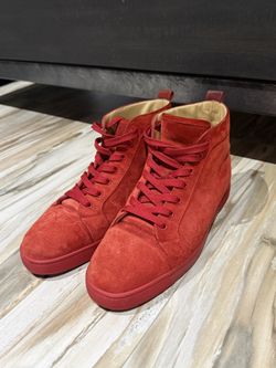Christian Louboutin Suede Red Bottoms