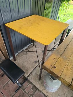 3x3x4 steel work table