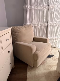 Nursery rocker glider