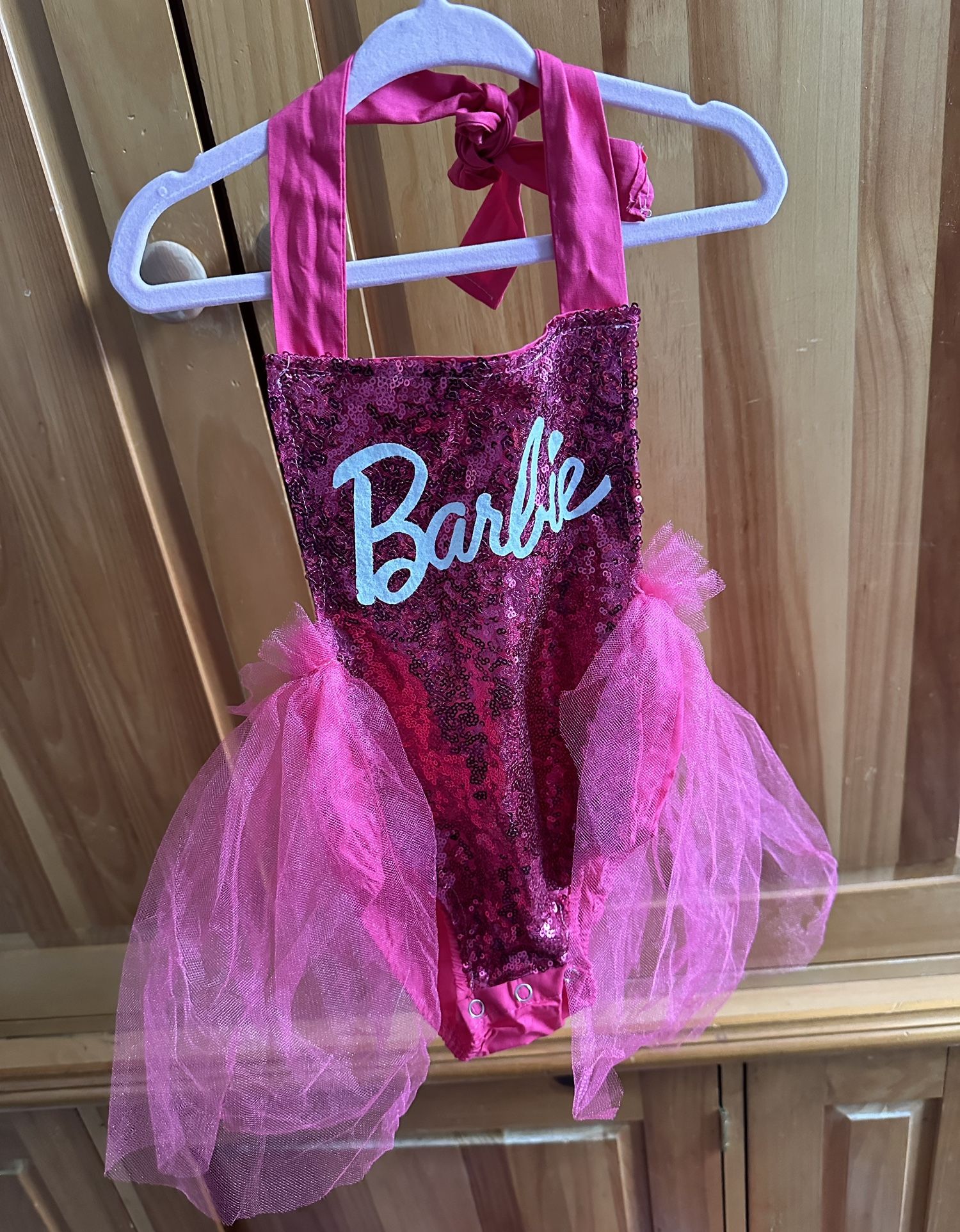 RARE Barbie Romper sequin tutu dress for  baby girl