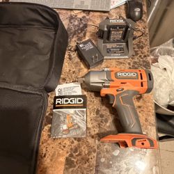 🧲Impact Wrench 1/2” 3 Velocidades Nuevo Incluye Solo Cargador y Estuche!