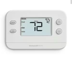 Honeywell Home X1N Non-Programmable Thermostat, Single-Stage, 1-Heat/1-Cool @X2-418