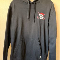 Vans black Santa skull hoodie