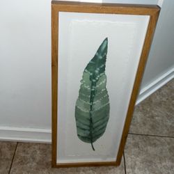 Threshold Framed leaves Decorative Wall Art