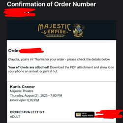 Kurtis Conner Ticket