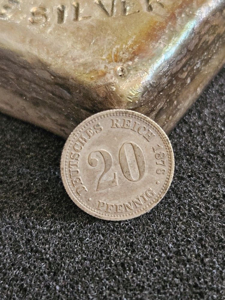 1876 German Empire Silver Coinage